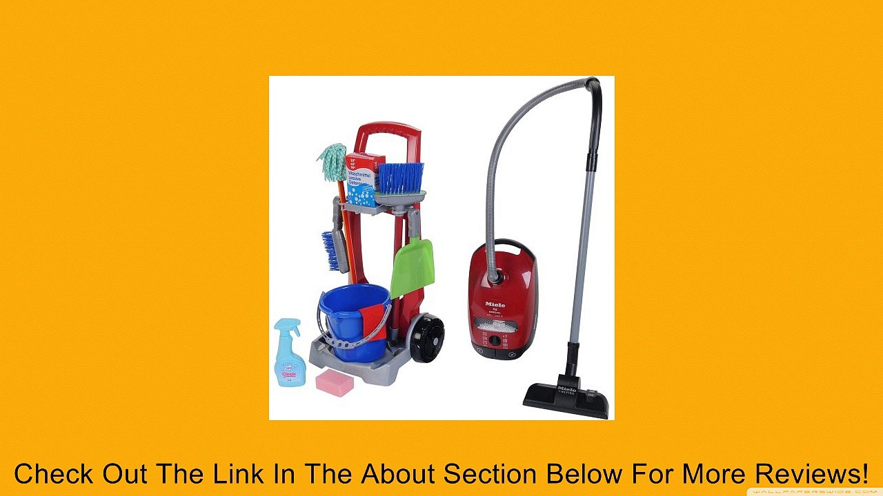 Theo Klein Toy Cleaning Trolley/Miele Vacuum Combo Review