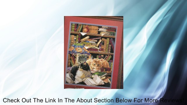 Bucilla #4710 FRIENDS OF THE LIBRARY Cats Needlepoint Kit Review
