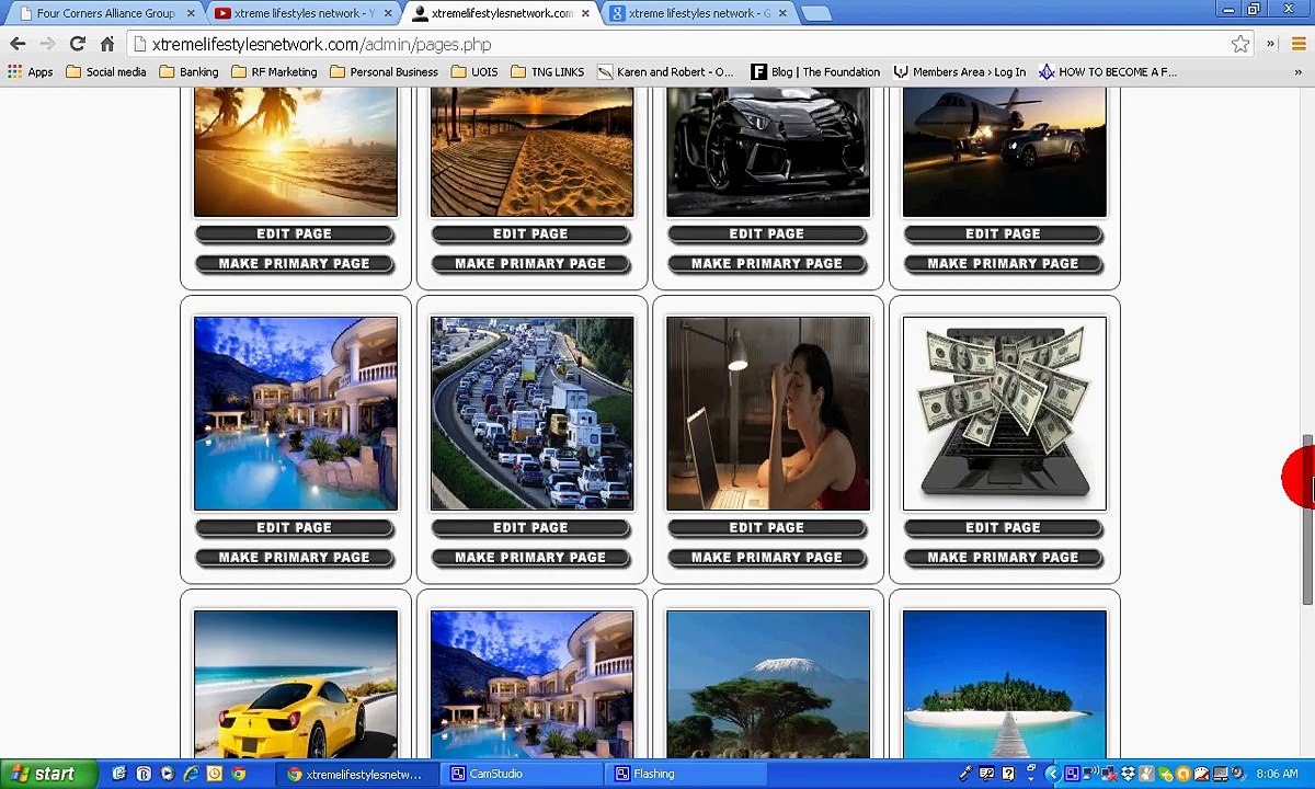 Free 4 Corners Alliance Marketing System in Xtreme Lifestyles Network