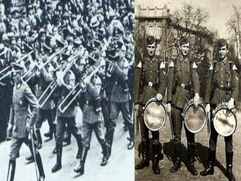 Argonner Wald Marsch Blas-Orchester Carl Woitschach mit Gesang