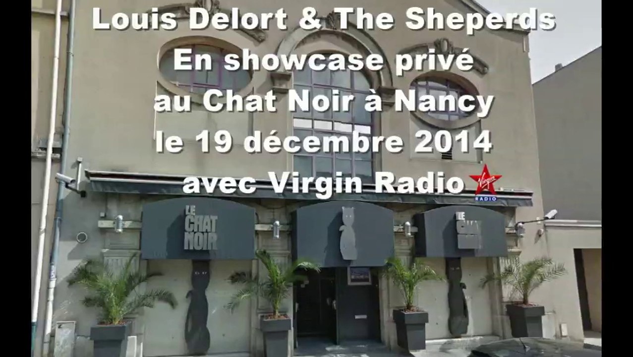 Showcase acoustique privé de Louis Delort & The Sheperds au Chat Noir à Nancy avec Virgin Radio le 19 décembre 2014