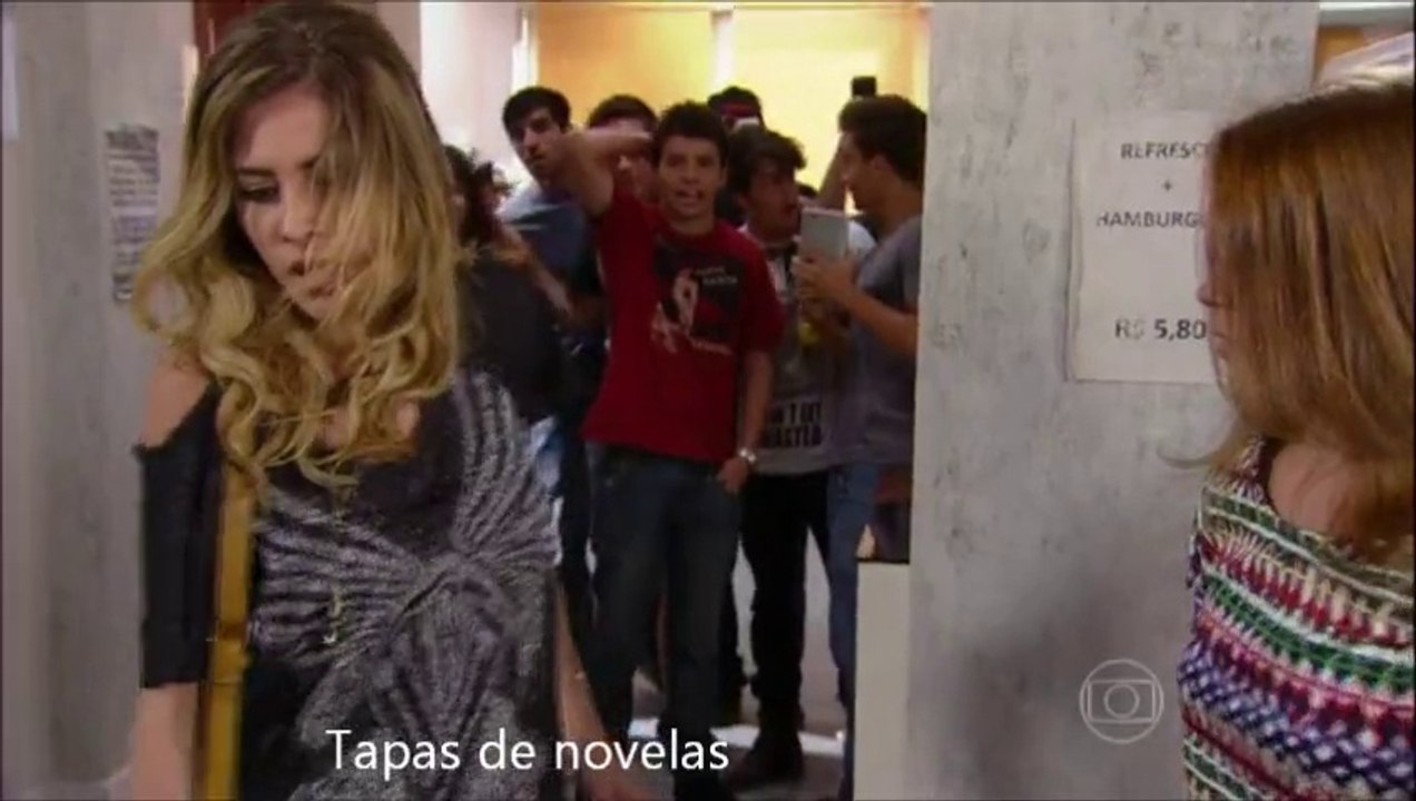 Malhação 2013 - Anita dá um tapa na cara de Sofia ; Sofia e Anita saem no tapa