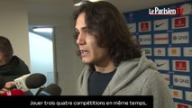 PSG-Montpellier. Cavani : «Il reste encore beaucoup de chemin»