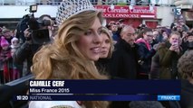 Miss France 2015, Camille Cerf, de retour sur ses terres