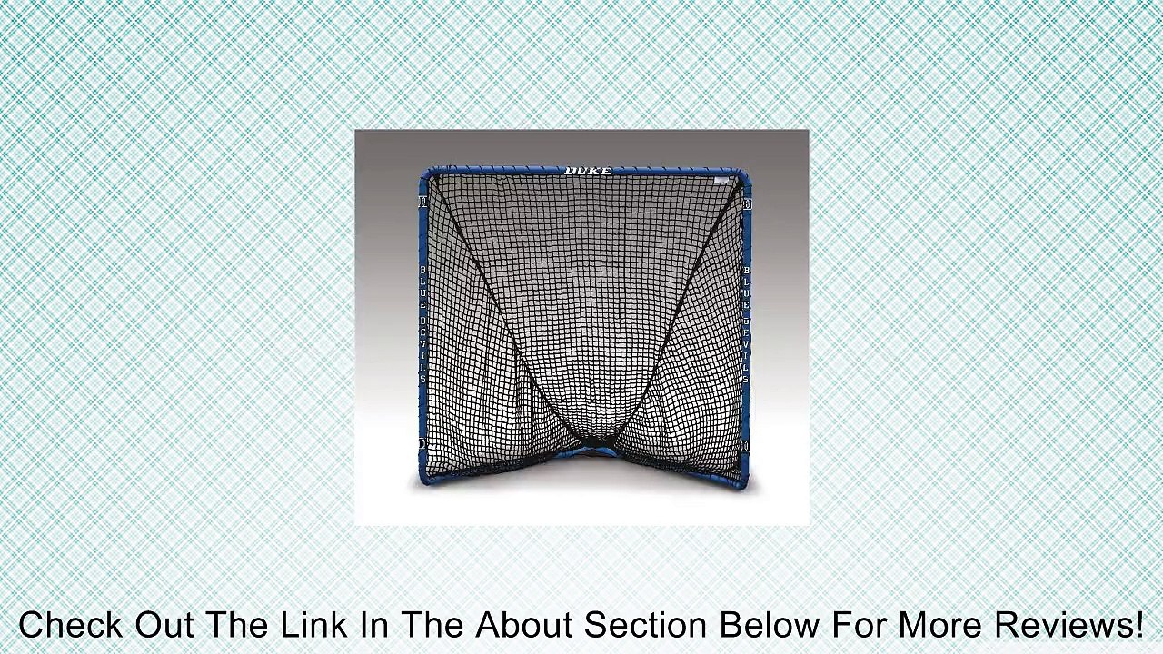 Brine Lacrosse Collegiate Backyard Goal, 1.5-Inch Frame-8-Piece-200LPN Net Included 6 x 6 x 7-Feet, Duke Review
