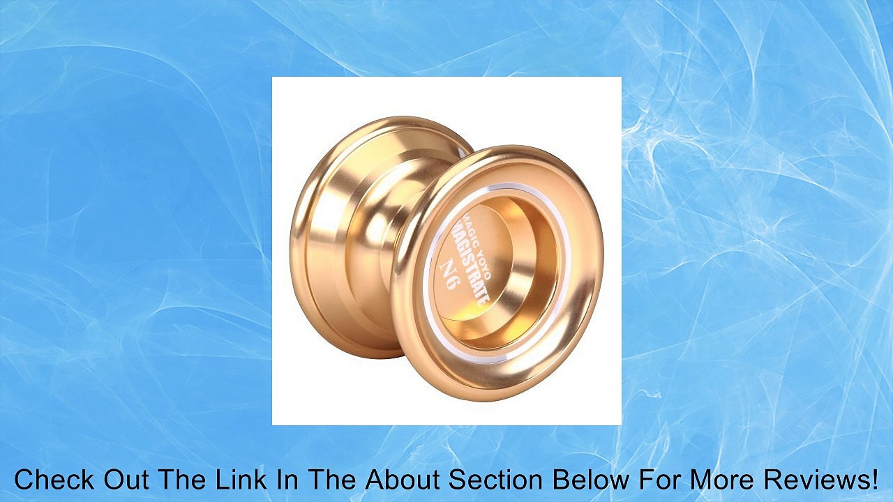 MAGIC YOYO N6 Golden Aluminum Alloy Metal Professional Yo-Yo With 1 Gloves And 5 Strings Review