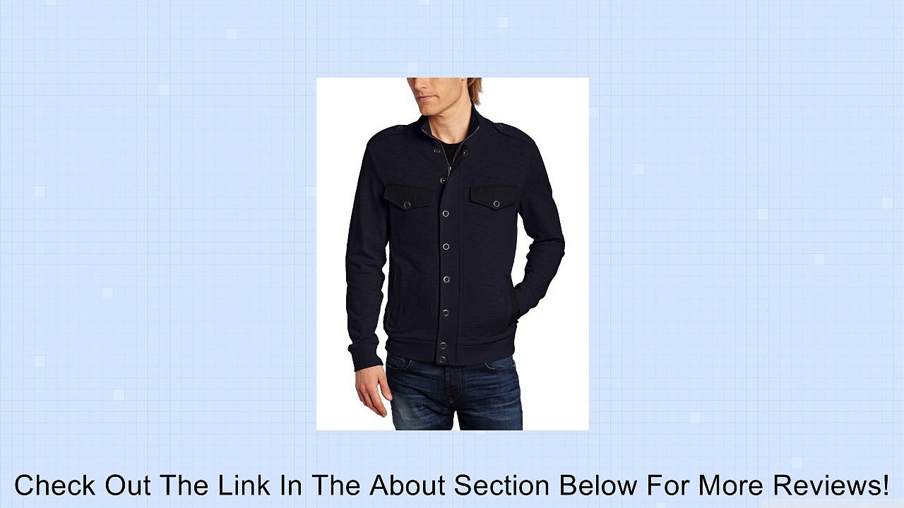 Kenneth Cole New York Men's Double Pocket Zip Jacket, Flat Iron Gray, Medium Review