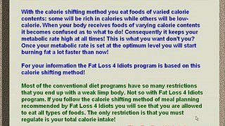 Fat Loss For Idiots Review - Secret Behind Fat Loss 4 Idiots Program