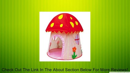 NowAdvisor�Beautiful Pink Mushroom Tent Children Kids Play House Small House Review