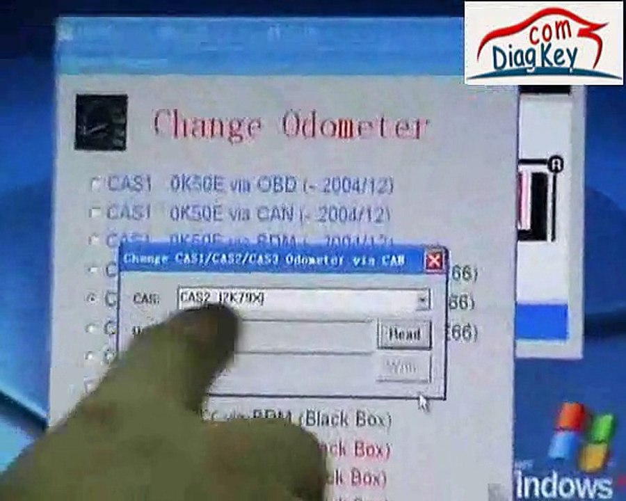 How to Change CAS Odometer with BMW CAS AK300 Key Maker