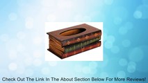 Claybox Elegant Hand Crafted Wooden Scholar's Antique Book Tissue Box Dispenser Review