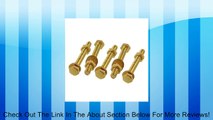 Uxcell a12071900ux0731 Brass Male Thread Hex Screw Bolt Nut Washer Set, 6mm x 50mm, 5-Piece Review