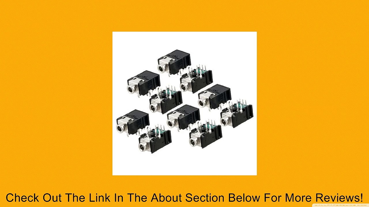 Amico 10 Pcs DIP PCB Mount 11 Pins Female 3.5mm Stereo Audio Jack Socket Review