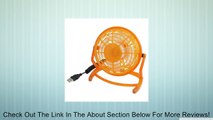 1.2M Cable 360 Degrees Adjustable USB Cooling Fan Orange Review