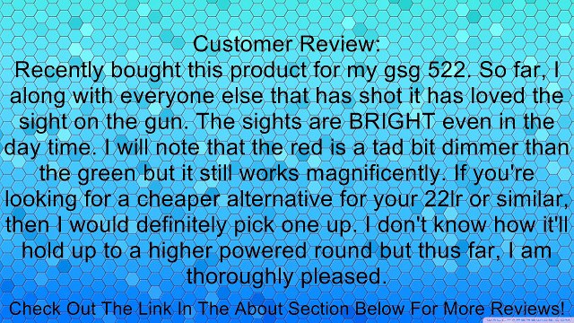 UTAC Tactical 4 Reticle Red-Green Dual-Color Open Reflex Red Dot Sight with Integral Weaver-Picatinny Rail Mount Review