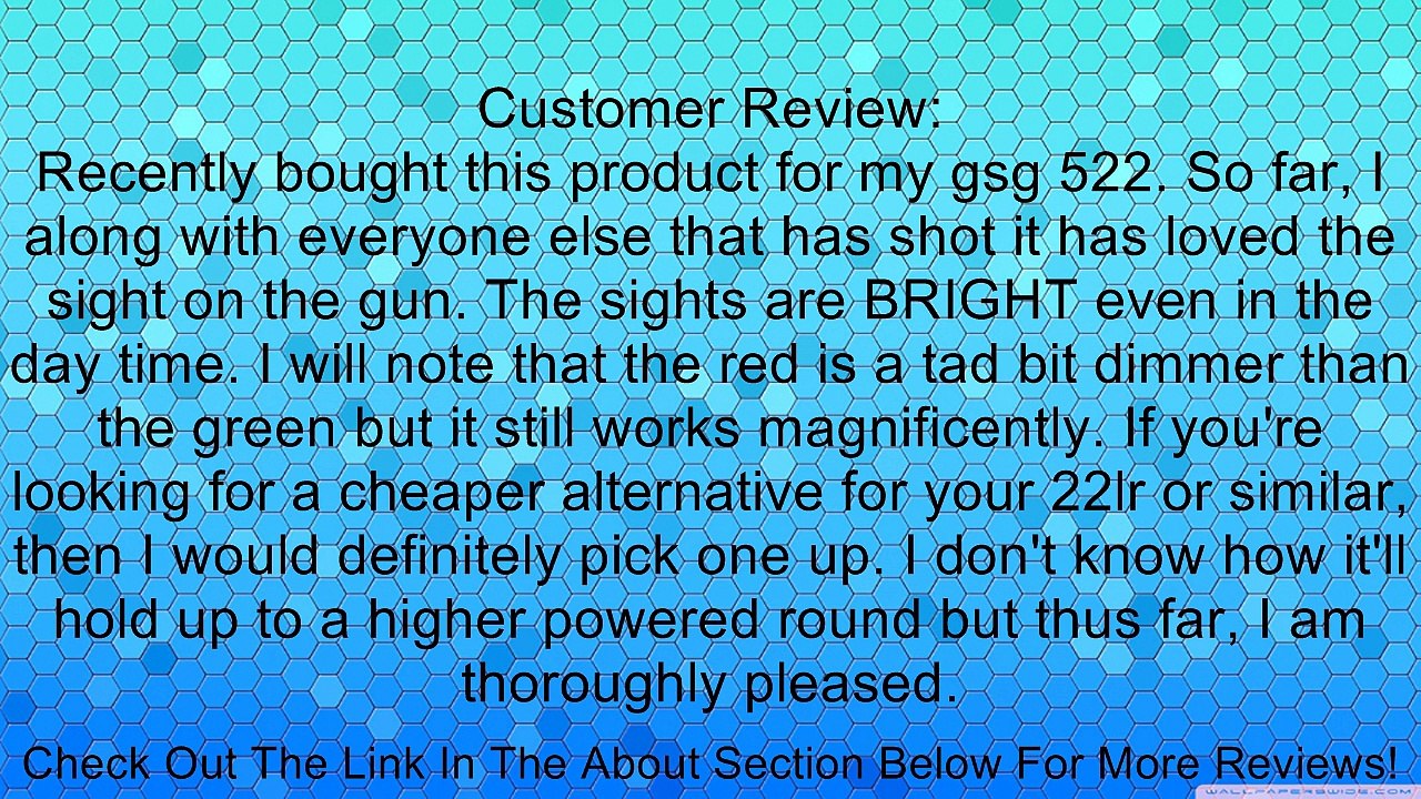 UTAC Tactical 4 Reticle Red-Green Dual-Color Open Reflex Red Dot Sight with Integral Weaver-Picatinny Rail Mount Review