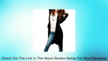 Women Black Long Sleeve Open Front Drape Coat Jacket XS Review