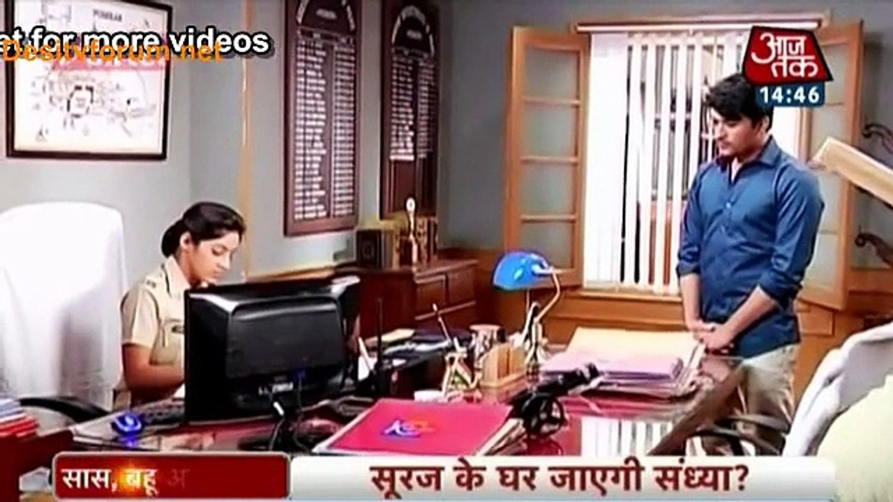 Begaano Ki Tarah Mile Suraj-Sandhya ! – DABH ! 21stDec2014