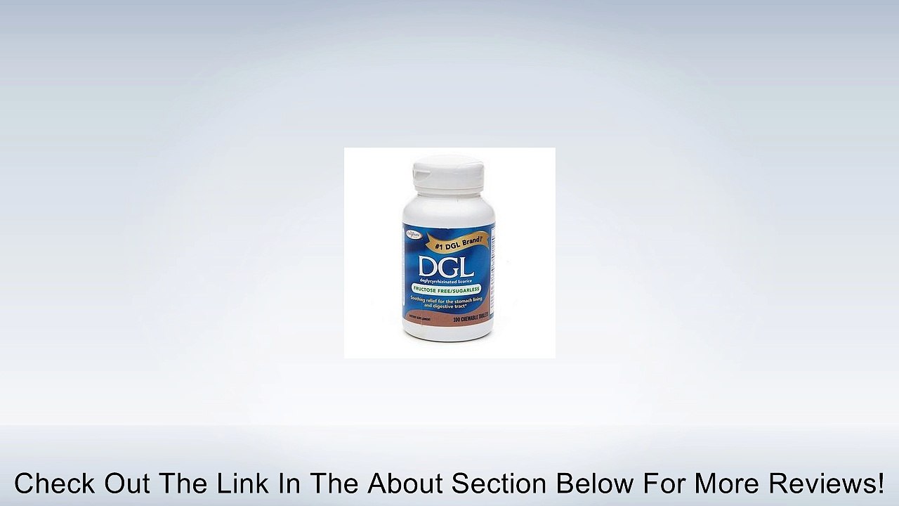 Enzymatic Therapy - Dgl (Fructose Free), 100 chewable tablets Review