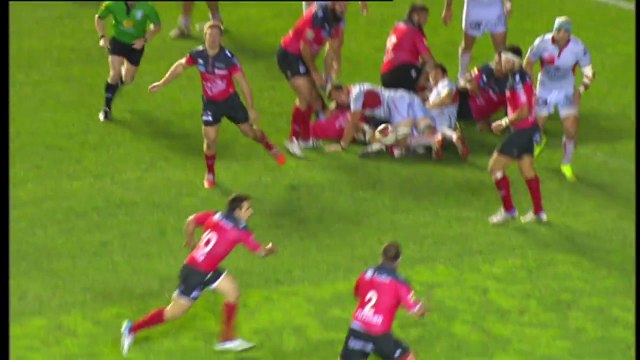 TOP14 - Toulon-Lyon: Essai 1 Chris Masoe (TLN) - J13 - Saison 2014/2015