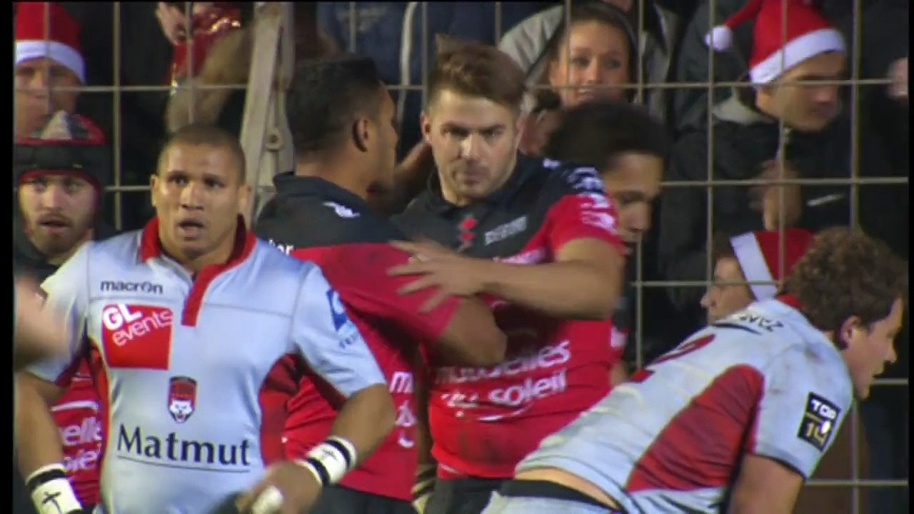 TOP14 - Toulon-Lyon: Essai Drew Mitchell (TLN) - J13 - Saison 2014/2015