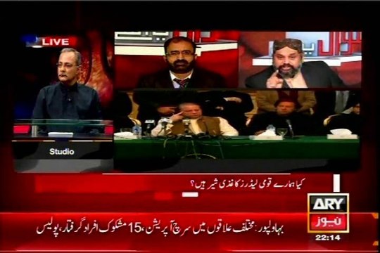 ARY Sawal Yeh Hai Dr Danish with MQM Haider Abbas Rizvi (20 Dec 2014)