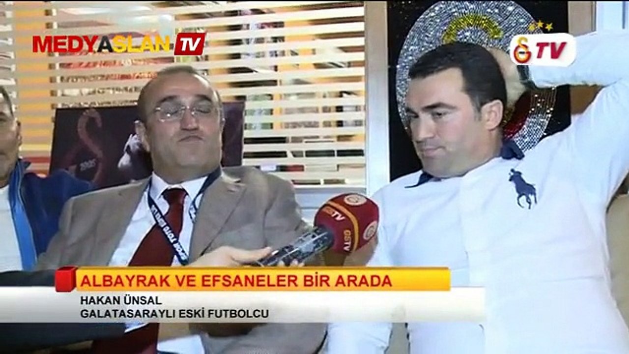 Abdurrahim Albayrak, eski yıldızlarla bir arada!