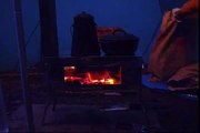 笑`ｓの薪ストーブmade in Japan「焚き火の箱LONG・テスト」wood stove for camping