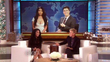 Nicki Minaj Gets the Fright of Her Life on Ellen! _ E! Online