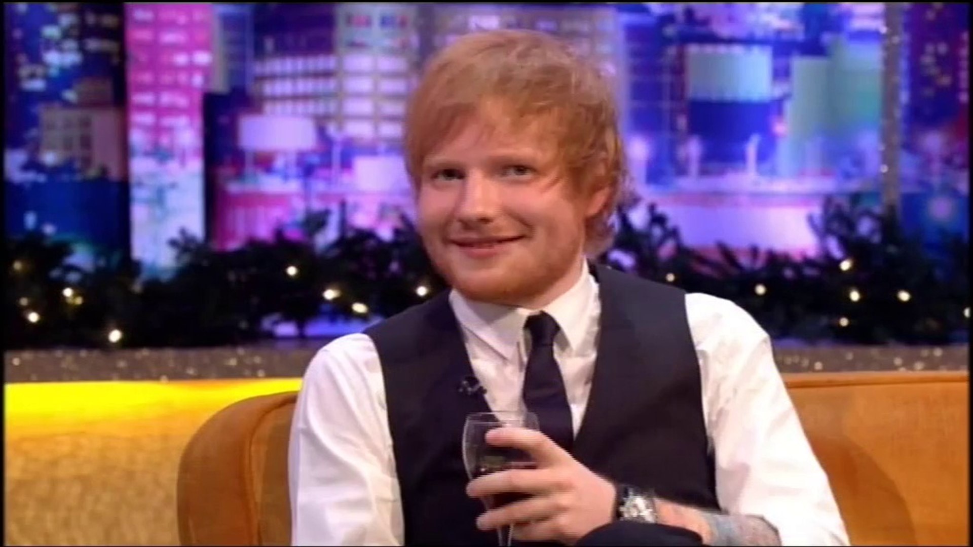 Ed Sheeran on Jonathan Ross Show 20/12/14 - video Dailymotion