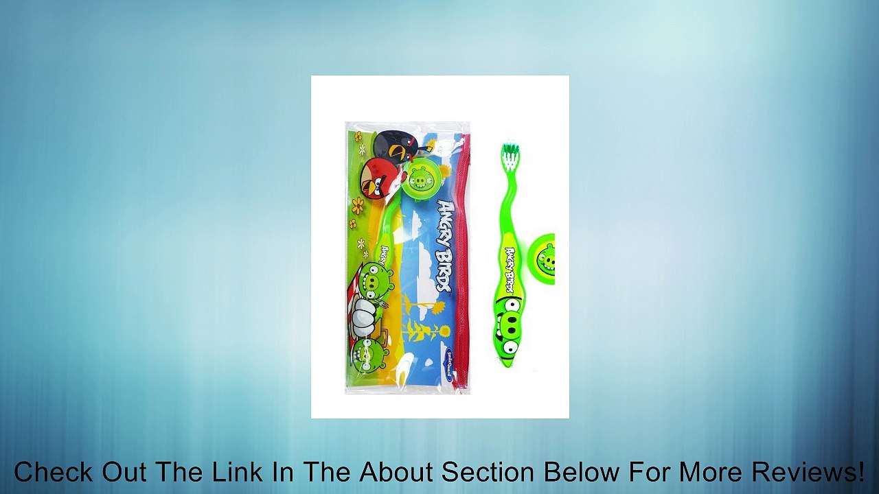 Angry Birds Green Pig Travel Toothbrush Kit - Angry Birds Toothbrush Review