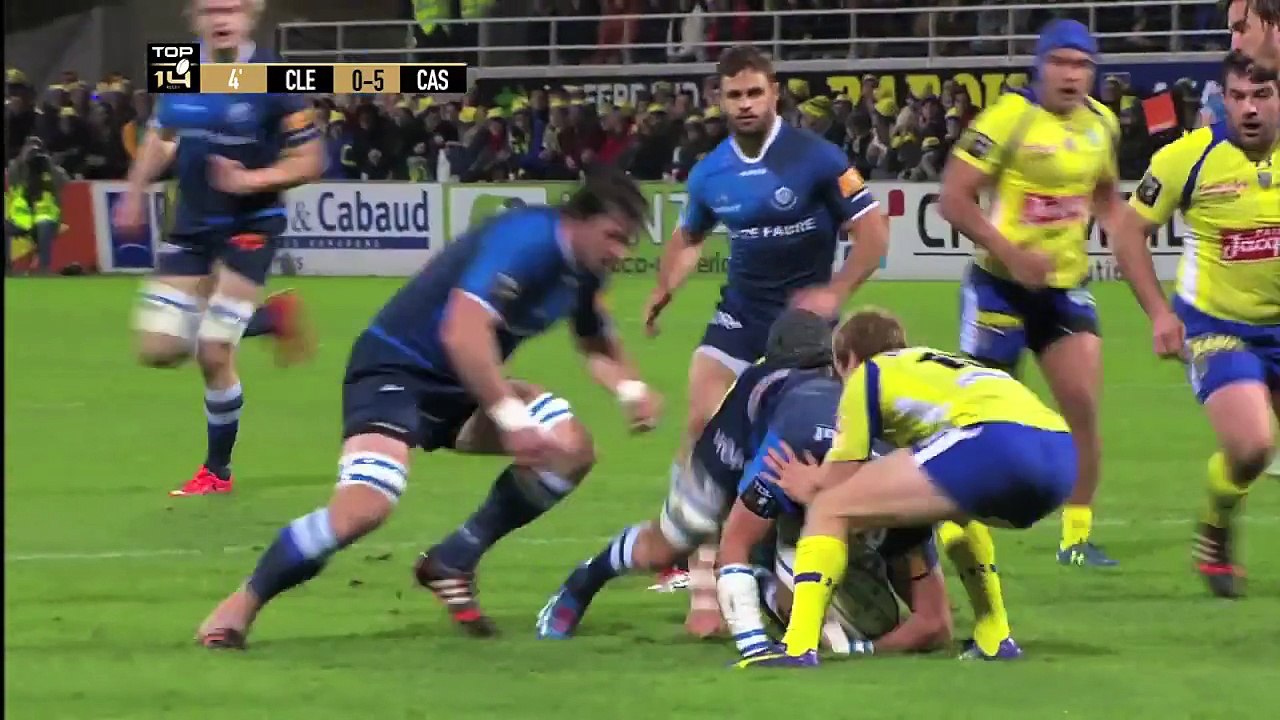 TOP14 - Clermont-Castres: 19-10 - J13 - Saison 2014/2015