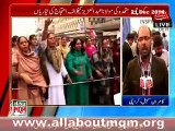 Media report on preparation of Protest at Karachi Press Club against threatening message of Maulana Abdul Aziz