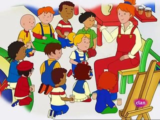 Caillou Metiendo Prisa A Las Frambuesas Dibujos infantiles en español Caillou en español