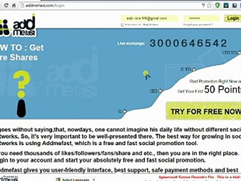 How to get free 500+ daily youtube subscribers, views & likes, facebook page likes, followers & post shares, twitter followers and increase traffic on website