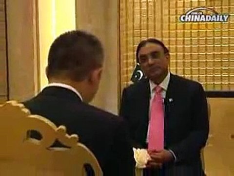 Sun Shangwu Interviews Pakistani President Asif Ali Zardari (China Daily)