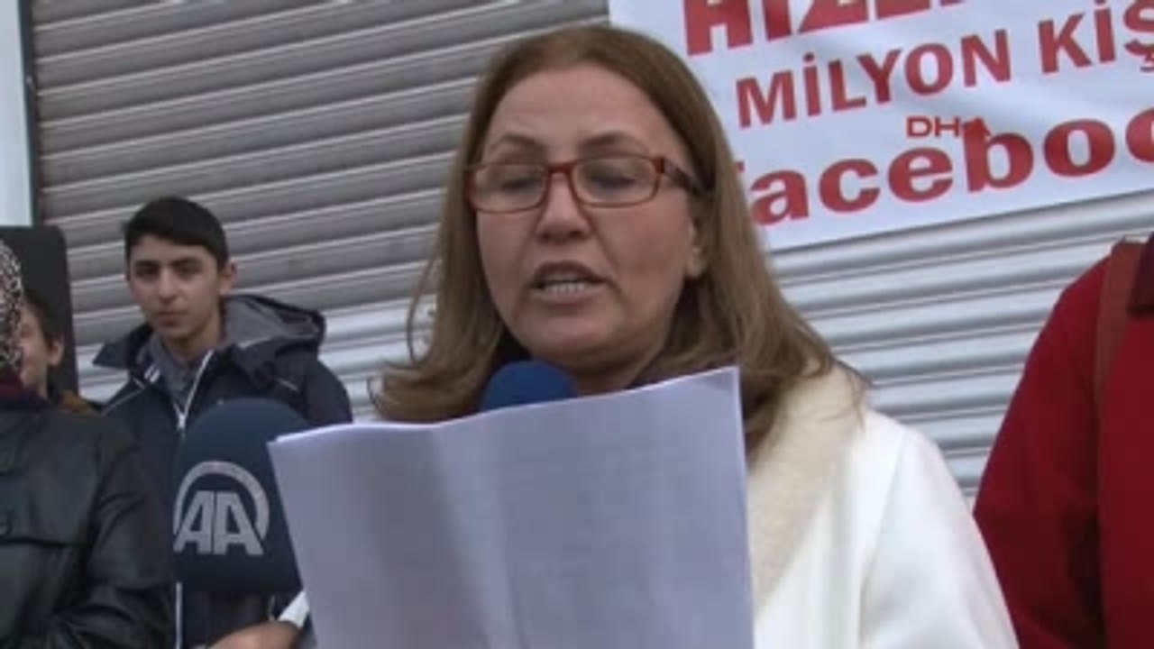 Kayseri'de Eylemciler Protesto Edildi