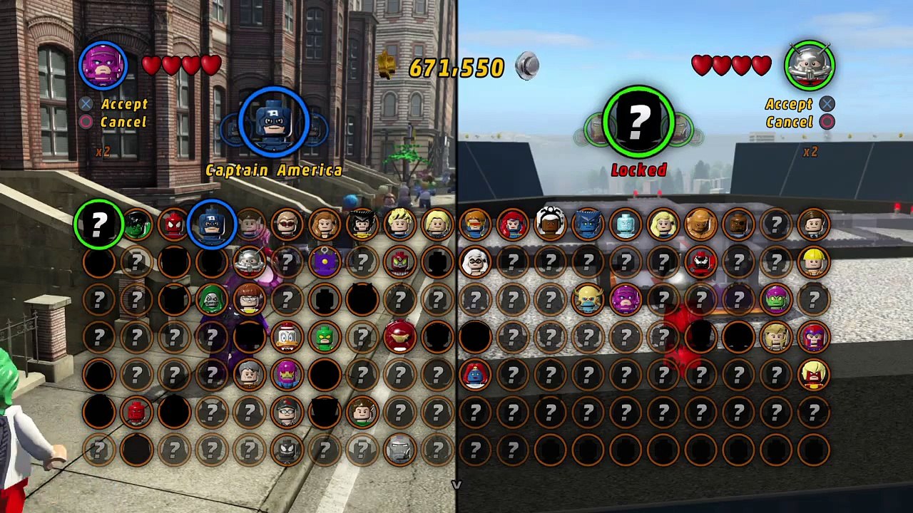 Lego Marvel Super Heroes 2 Player Free Roaming