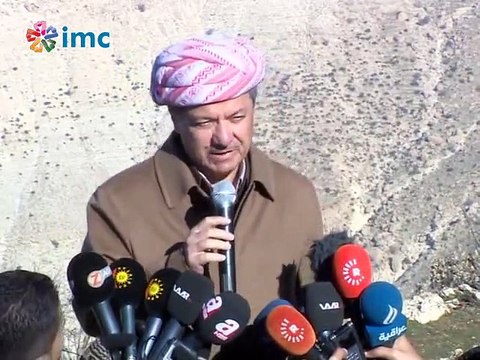 Mesud Barzani, Şengal Dağı'nda