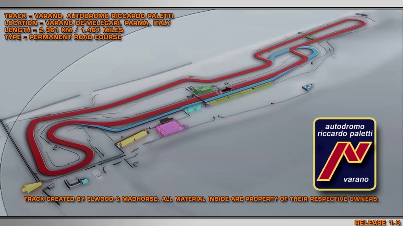 Tour de piste à Varano en Mercedes-Benz 190E 2.3 sur Rfactor 1