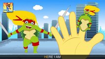 Ninja Turtles Cartoon Finger Family Nursery Rhyme For Kids