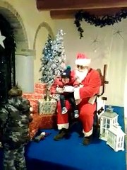 Adria foto con babbo natale aul corso