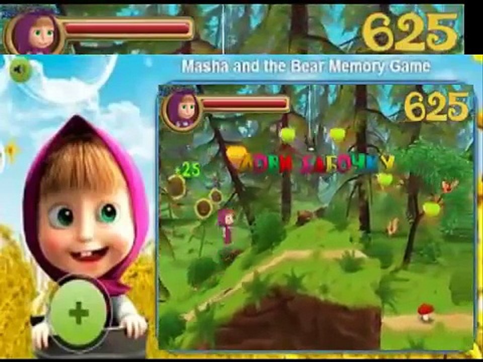 Masha And The Bear Game, Cartoon For Kids Masha vs Bear Russian Subtittle