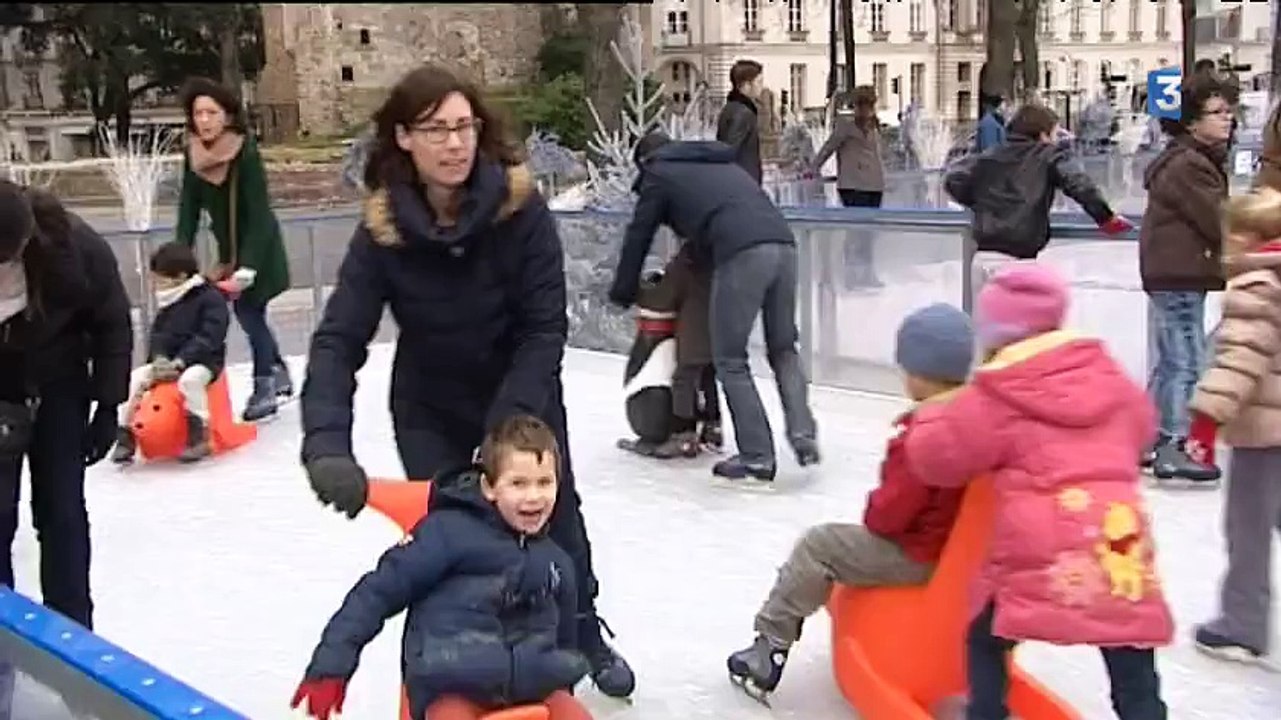 Les patinoires extérieures à Nantes et Angers