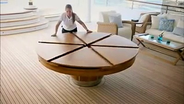 Expandable Round Dining Table