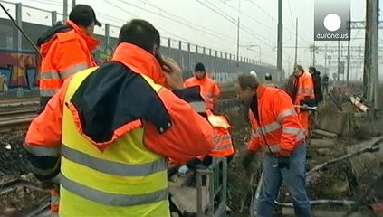 Sabotagens nas linhas de ferro em Itália
