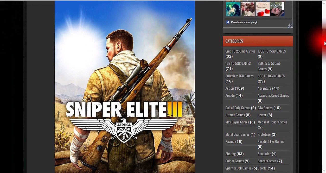 Sniper Elite 3 PC Game Free Download Direct Single Link