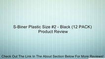 S-Biner Plastic Size #2 - Black (12 PACK) Review