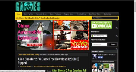Alien Shooter 2 PC Game Free Download Direct Download