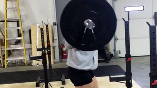 205# backsquat :) first time breaking 200#